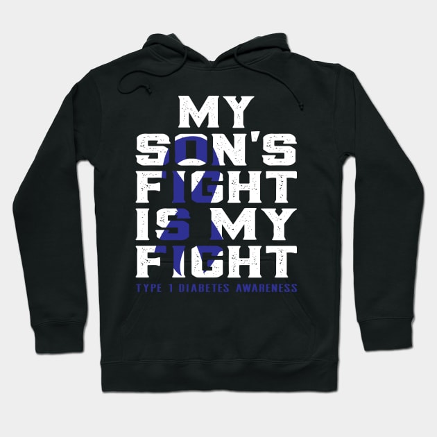 My son's fight is my fight diabetes awareness Hoodie by Novelty-art